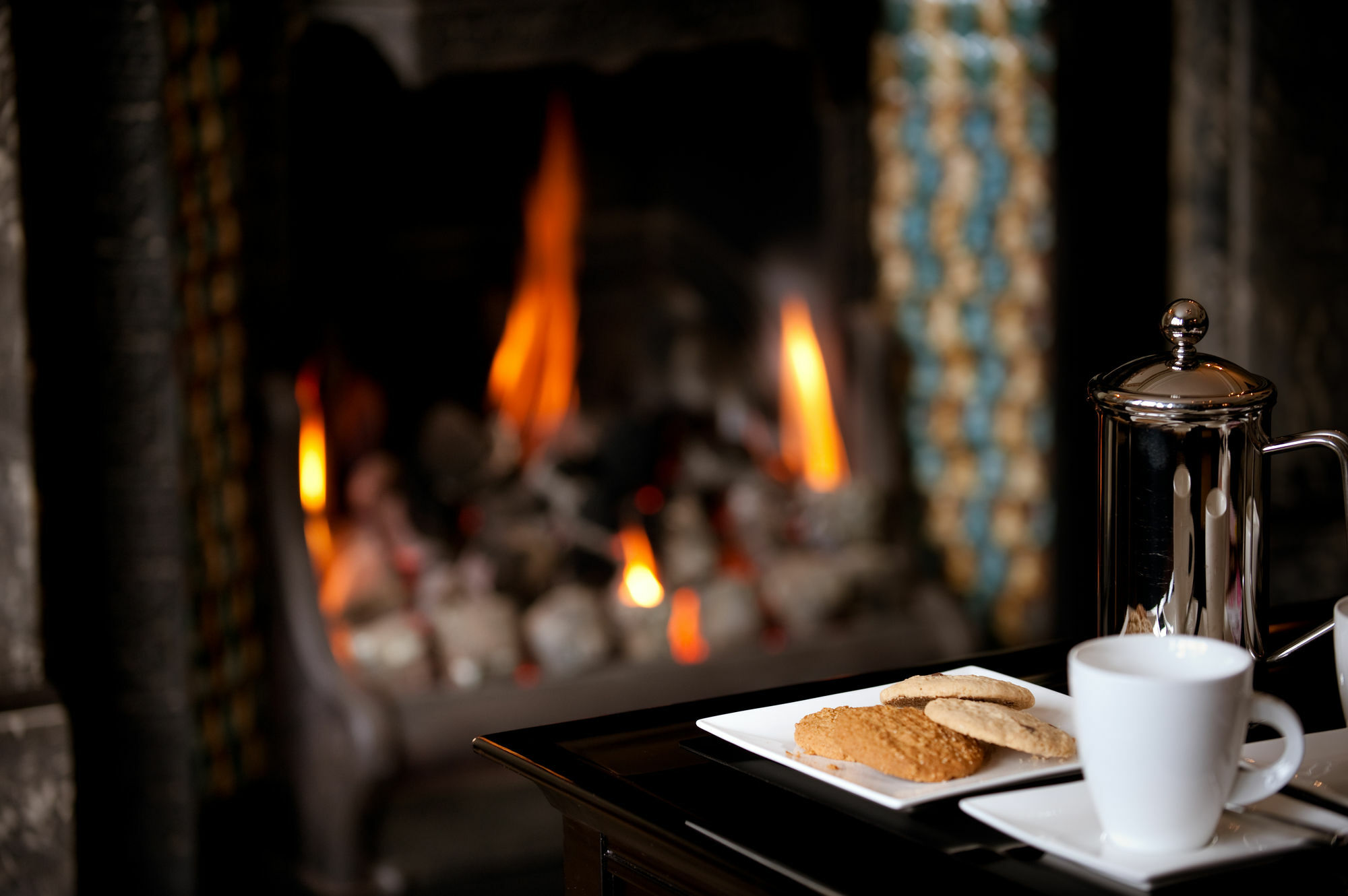 The Grafton Hotel Harrogate Eksteriør billede A fireplace in the hotel